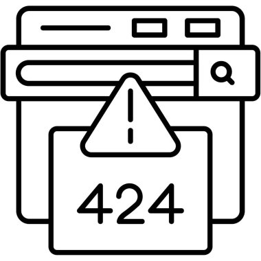 Hata 4 0 4 simgesi, özet biçimi