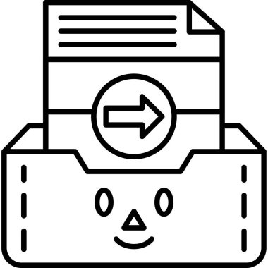 Dosya. Web simgesi basit illüstrasyon