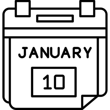 Takvim simgesi vektör illüstrasyonu