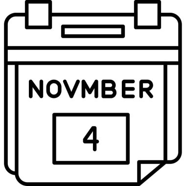 Kasım ayının Kasım tarihli takvim