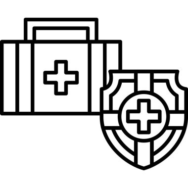 Ambulans sağlık simgesi