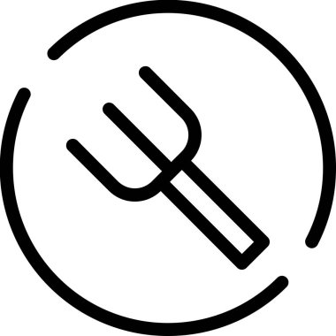 Barbekü. Web simgesi basit illüstrasyon