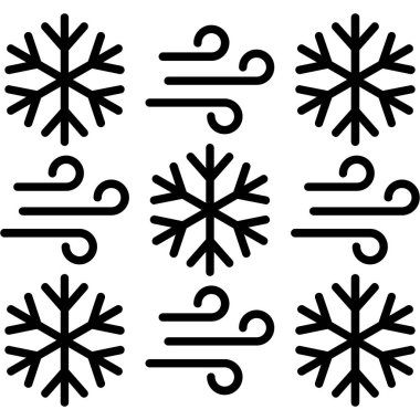 Kar Tanesi simgesi, dış hat vektörü