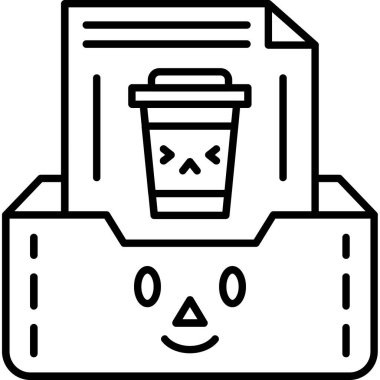 Teslimat. Web simgesi basit illüstrasyon