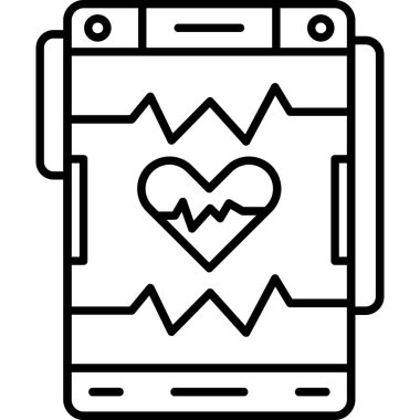 mobil sağlık hizmetleri simgesi