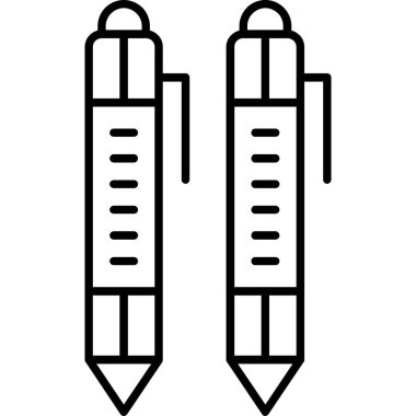 kalem simgesi. vektör illüstrasyonu