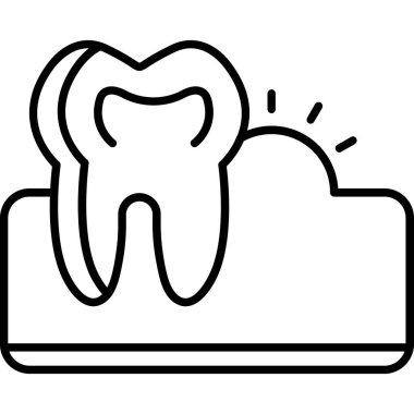 Diş ikonu, dış hat biçimi