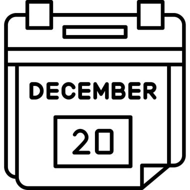 Tarih 29. simge vektör çizelgesine sahip takvim