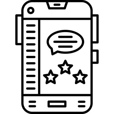 cep telefonu simgesi. Beyaz arkaplanda izole edilmiş web tasarımı için akıllı telefon vektör simgesi