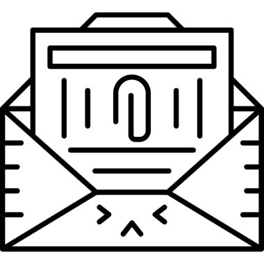 Zarf posta simgesi. Beyaz arkaplanda izole edilmiş web tasarımı için ana posta vektör simgesi