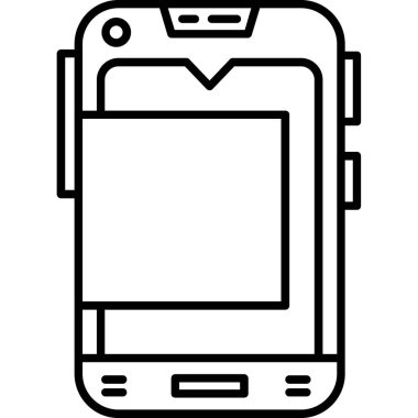 akıllı telefon simgesi vektör illüstrasyonu