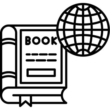 Kitap eğitimi ikonu. Beyaz arkaplanda izole edilmiş web tasarımı için özet kitap öğrenme vektörü sembolü