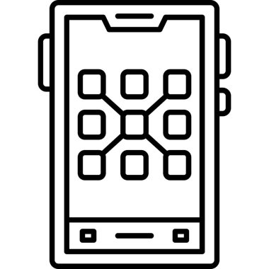 Akıllı telefon vektör simgesi tasarım