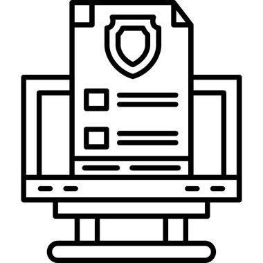 siber güvenlik koruma simgesi