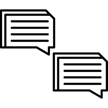 konuşma baloncukları simgesi seti, özet biçimi