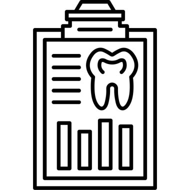 Diş. Web simgesi basit illüstrasyon