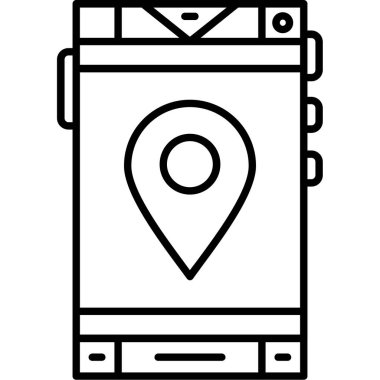 konum haritası simgesi, özet biçimi