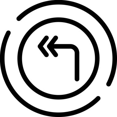 Ok. Web simgesi basit illüstrasyon