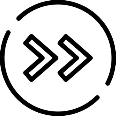 özet biçiminde yön ok yönü simgesi