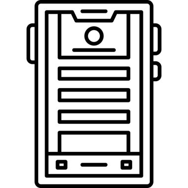 Web ve tasarım satırı vektör simgesi.