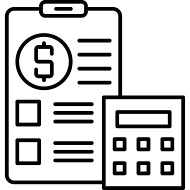 Banka kartı para simgesi ana hat biçiminde