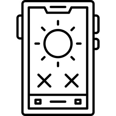 mobil kamera simgesi, özet biçimi