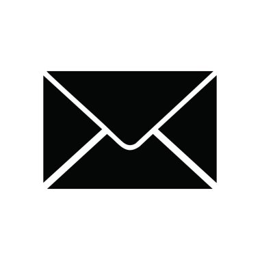 Karanlık Dijital Mesaj Zarfı. Bu minimalist grafik karanlık bir arka plan üzerinde ince bir zarf hatları içeriyor, elektronik posta, bağlantı ve gizlilik kavramlarını iletiyor.