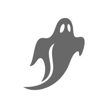 Cadılar Bayramı Hayalet Yüzen Simgesi. Bu şakacı hayalet grafiği, neşeli bir korku ve eğlenceyi çağrıştırıyor. Doğaüstü temalar ya da sonbahar şenlikleri için ideal.