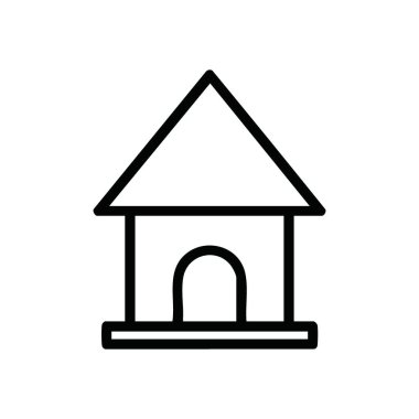 Temel Ev Simgesi Kara Arkaplanı. Güvenli, barınak ve ev hayatını temsil eden temiz ve temel bir ikamet sembolü. Dijital arayüzler, web siteleri veya mülkiyet projeleri için ideal.