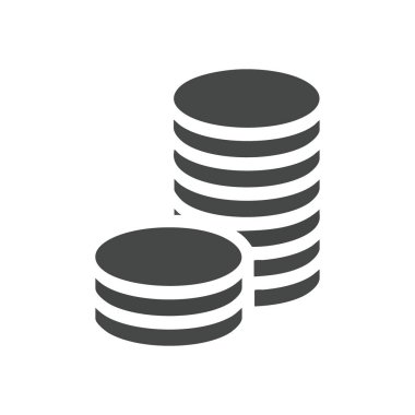 Birikmiş mali varlıklar. Çoklu yığılmış disklerin stilize edilmiş grafiği, zenginlik, ekonomik genişleme veya sağlam dijital veri depolama kavramlarını çağrıştırıyor.