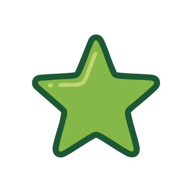 Parlak Yeşil Yıldız Tasarım Elemanı. Bu canlı zümrüt şekil mükemmelliği, başarıyı ya da tercih edilen bir işareti temsil ediyor. Reytingler, başarılar veya çevre dostu temalar için ideal.