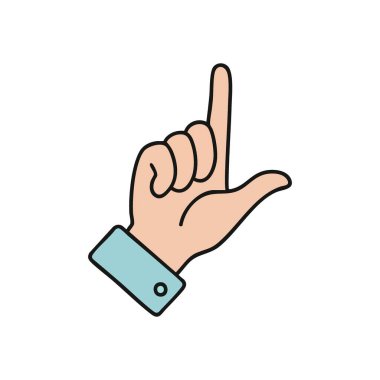 Ezik El Hareketi İşareti. 