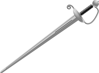 Geniş bıçaklı otantik bir kılıç ve yakın dövüş için tasarlanmış klasik bir kabza. Tarihi canlandırmalar, fantezi RPG çizimleri ya da ortaçağ silahlarının sergilendiği müzeler için ideal.