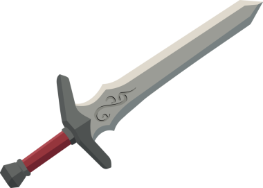 Geniş kenarlı ve klasik kabzalı otantik Avrupa palası. Ortaçağ savaşlarında ve düellolarda kullanılır, tarihsel görseller, fantezi RPG varlıkları veya eğitim silahları içeriği için mükemmeldir.