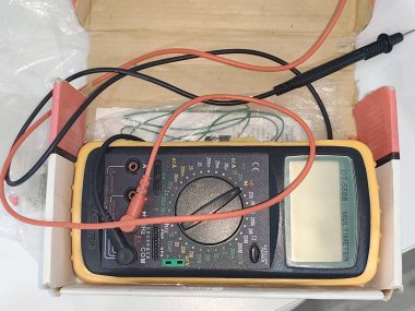 Ammetre elektrikli test cihazı. Yüksek kalite fotoğraf