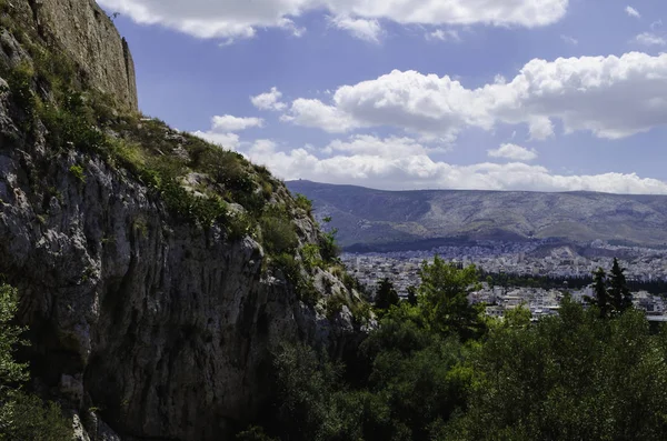 Panorama Ateny Grecja — Zdjęcie stockowe