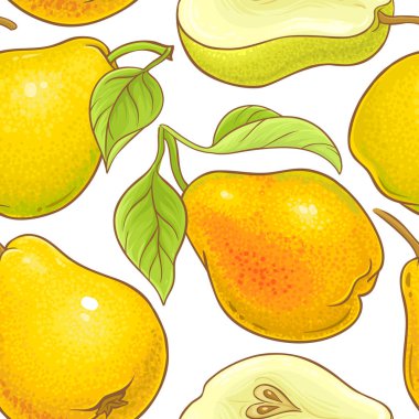 Beyaz arka plan üzerinde armut vektör şekli