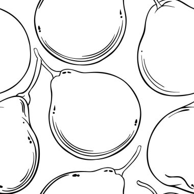 Bergamot meyve desen beyaz arka plan üzerinde vektör