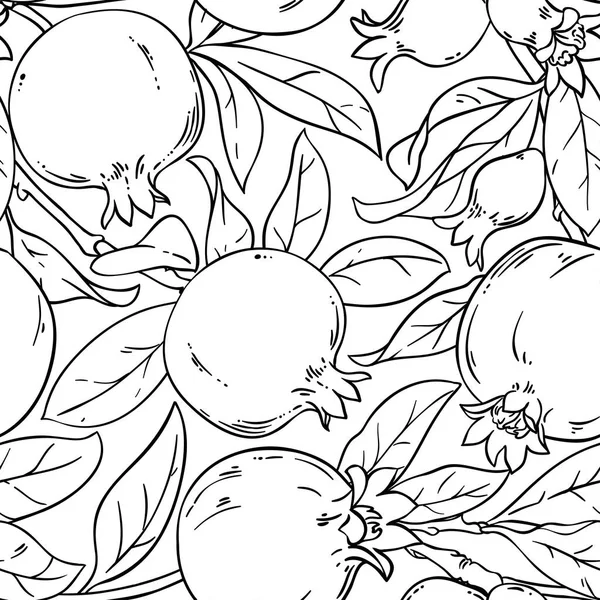 Beyaz arka plan üzerinde nar vektör şekli