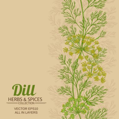 dereotu vektör arka plan