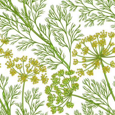 dereotu vektör desen