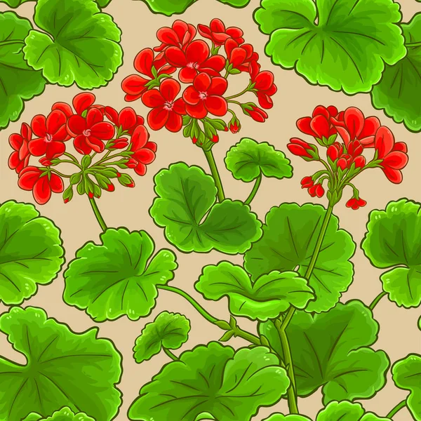 Geranium vector patroon — Stockvector