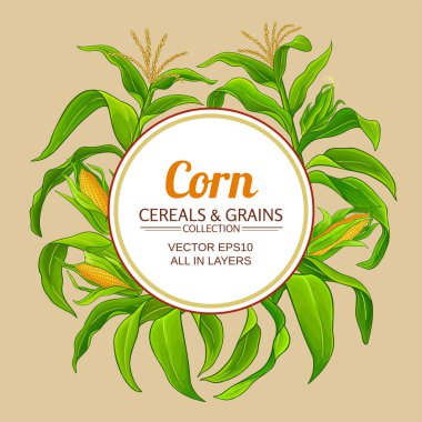 mısır vektör çerçevesi