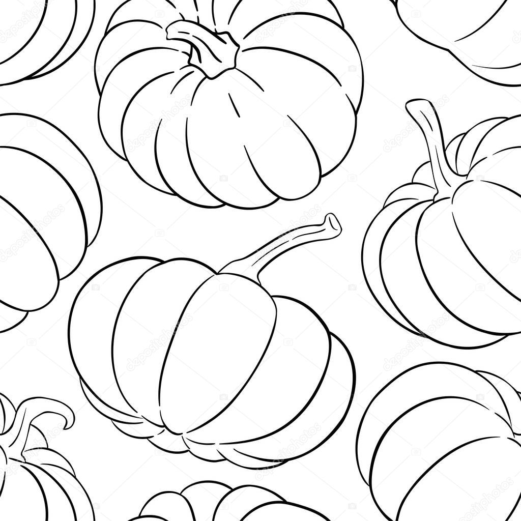 pumpkin vector pattern