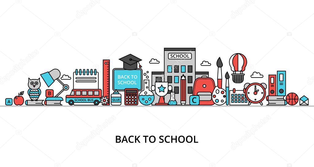 Concept of back to school