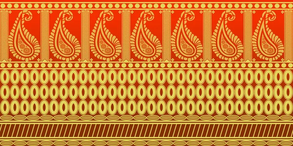 güzel grafik sari tasarımı ve bu sari tasarımı Hint stili ki bu tekstil moda endüstrisi için ve duvar kağıdı arkaplanı olarak kullanılabilir ve web sitesi bg bu stil Hindistan kökenlidir 