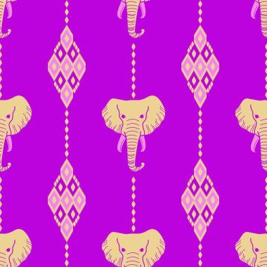 Asya tarzında popüler fil deseni bu fil grafiği Tayland 'da, Hindistan' da ve Güney Doğu Asya 'da modadır ve bu fil ve bebek fil tekstil endüstrisi ve herhangi bir paket için kullanılabilir. 