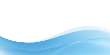 Soyut mavi dalga arkaplanı. Vektör İllüstrasyonu. Modern konsept. modern dalga