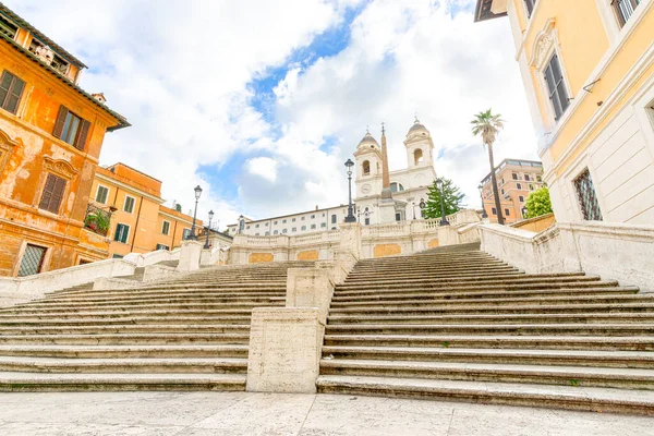 Piazza Spagna Rome Italie Les Marches Espagnoles Architecture Romaine Monument — Photo