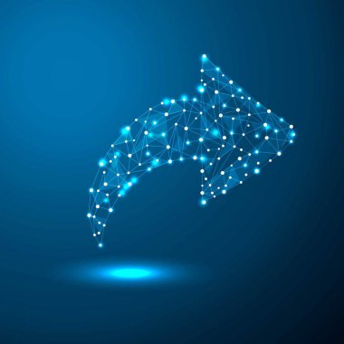 Noktalar, çizgiler ve şekiller gezegenler, yıldızlar ve evrenin şeklinde oluşan pay kutsal kişilerin resmi